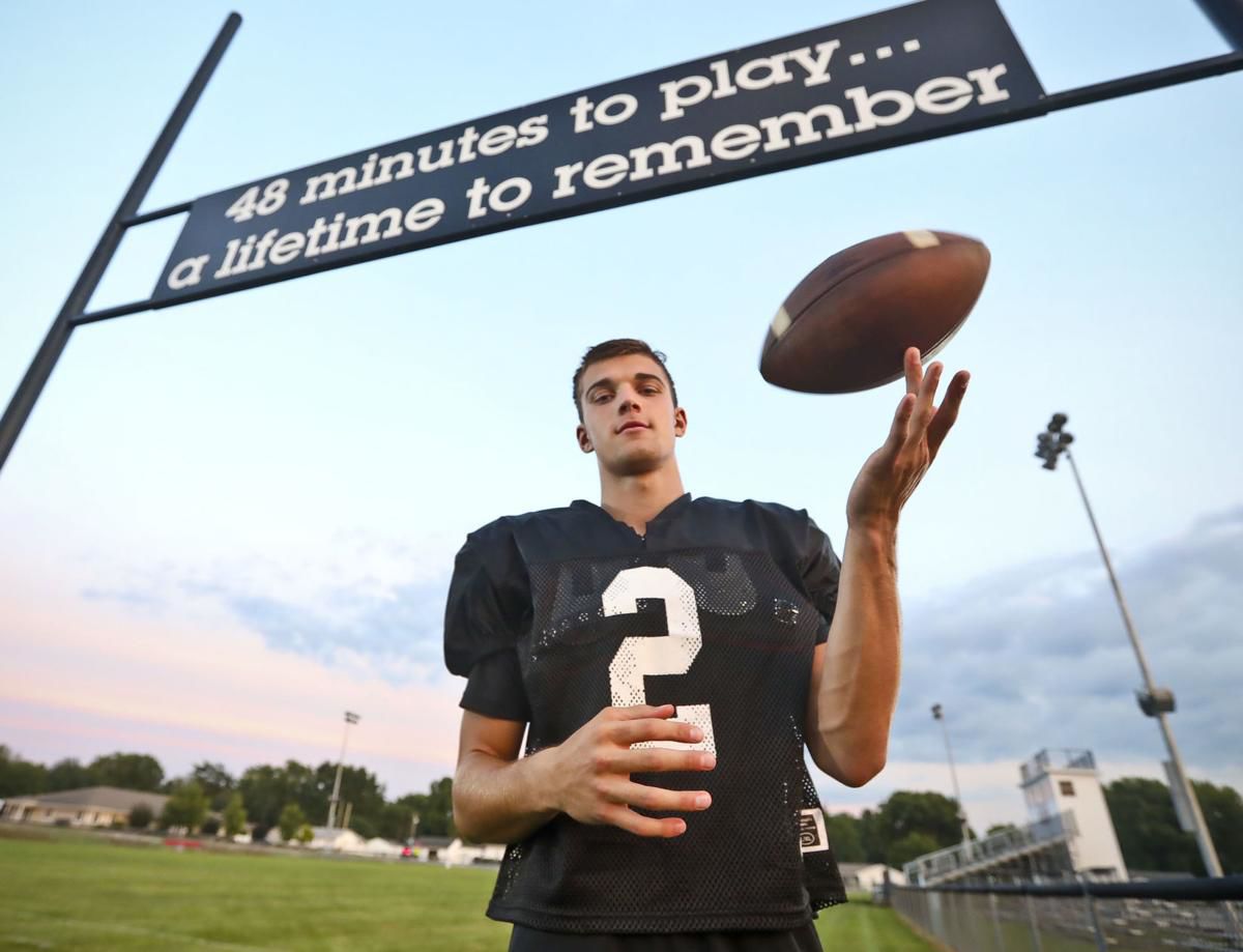August 22, 2019: Central A&M quarterback Connor Heaton has total control in high-powered offense